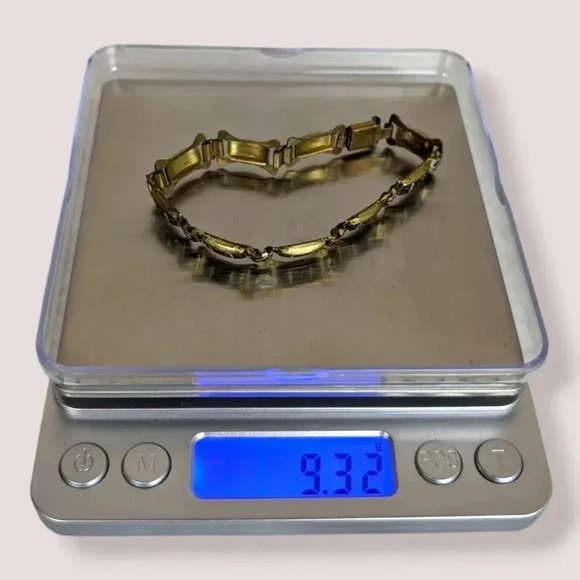 Vintage Damascene Link Bracelet - Picture 6 of 6